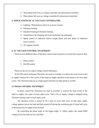 ac voltage controllers.pdf, Power systems | PDF