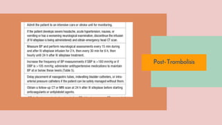 Post-Trombolisis
 