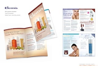 QVC quarterly newsletter
12pp A5 newsletter
Design, layout, retouching, artwork




                                      investigate. innovate. inspire.
 