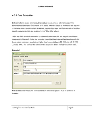Audit Commander Worksheet Analyzer | PDF