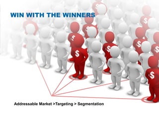WIN WITH THE WINNERS




         Addressable Market >Targeting > Segmentation

ACXIOM POV
 