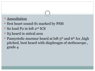 acyanotic heart disease - A brief discussion | PPTX