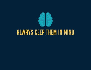 ALWAYS KEEP THEM IN MIND  
