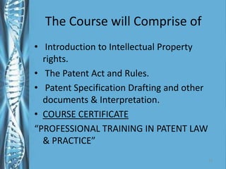Intellectual Non Practicing Career in IPR | PPTX