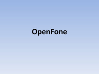 OpenFone 