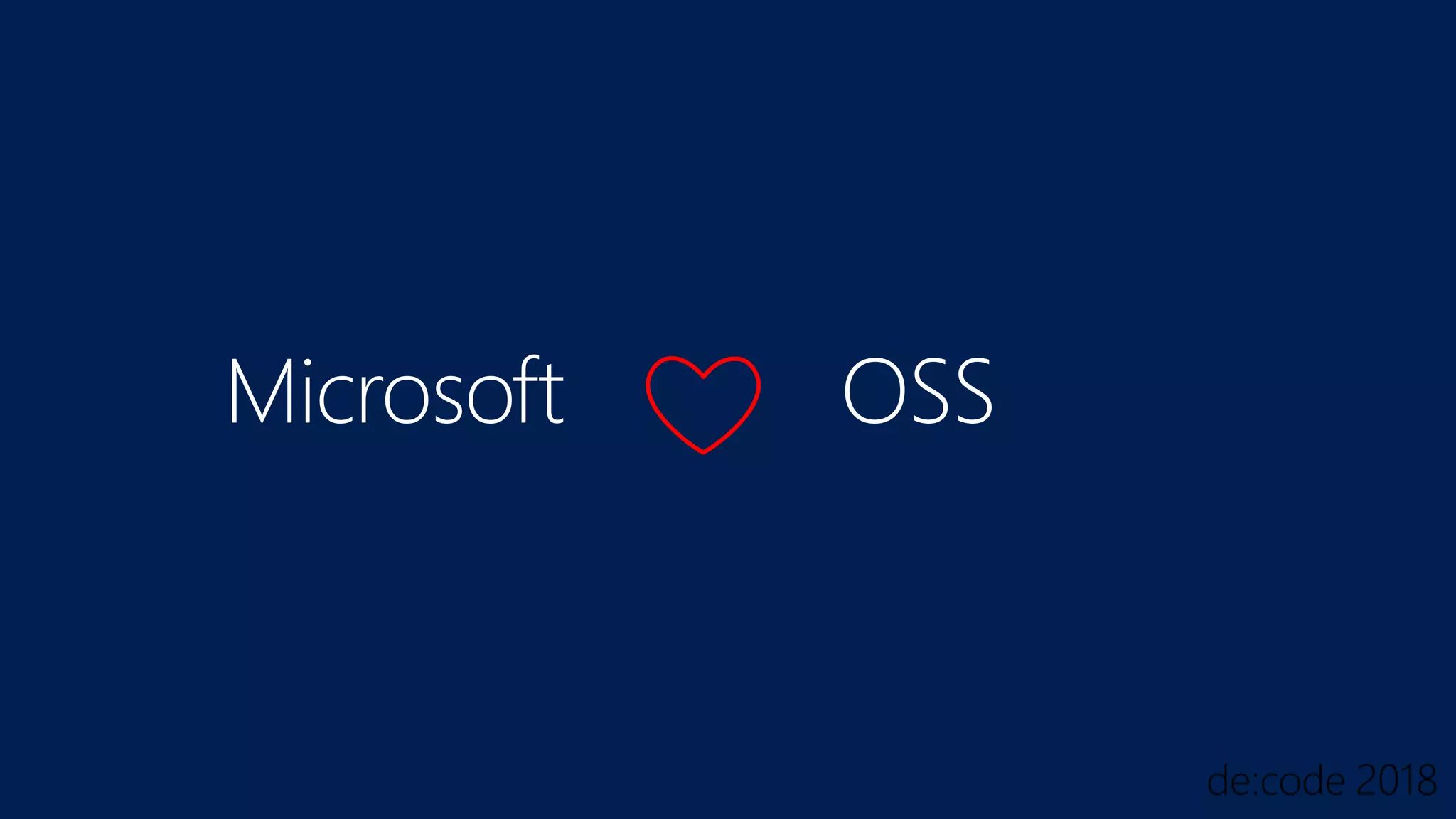 Microsoft OSS
 