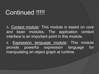 Spring Architecture | Advanced Java | PPT