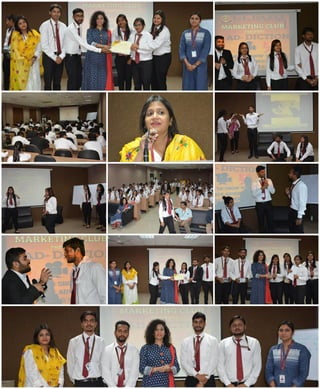 GLBIMR organized Marketing Club activity named "AD-DICTION"