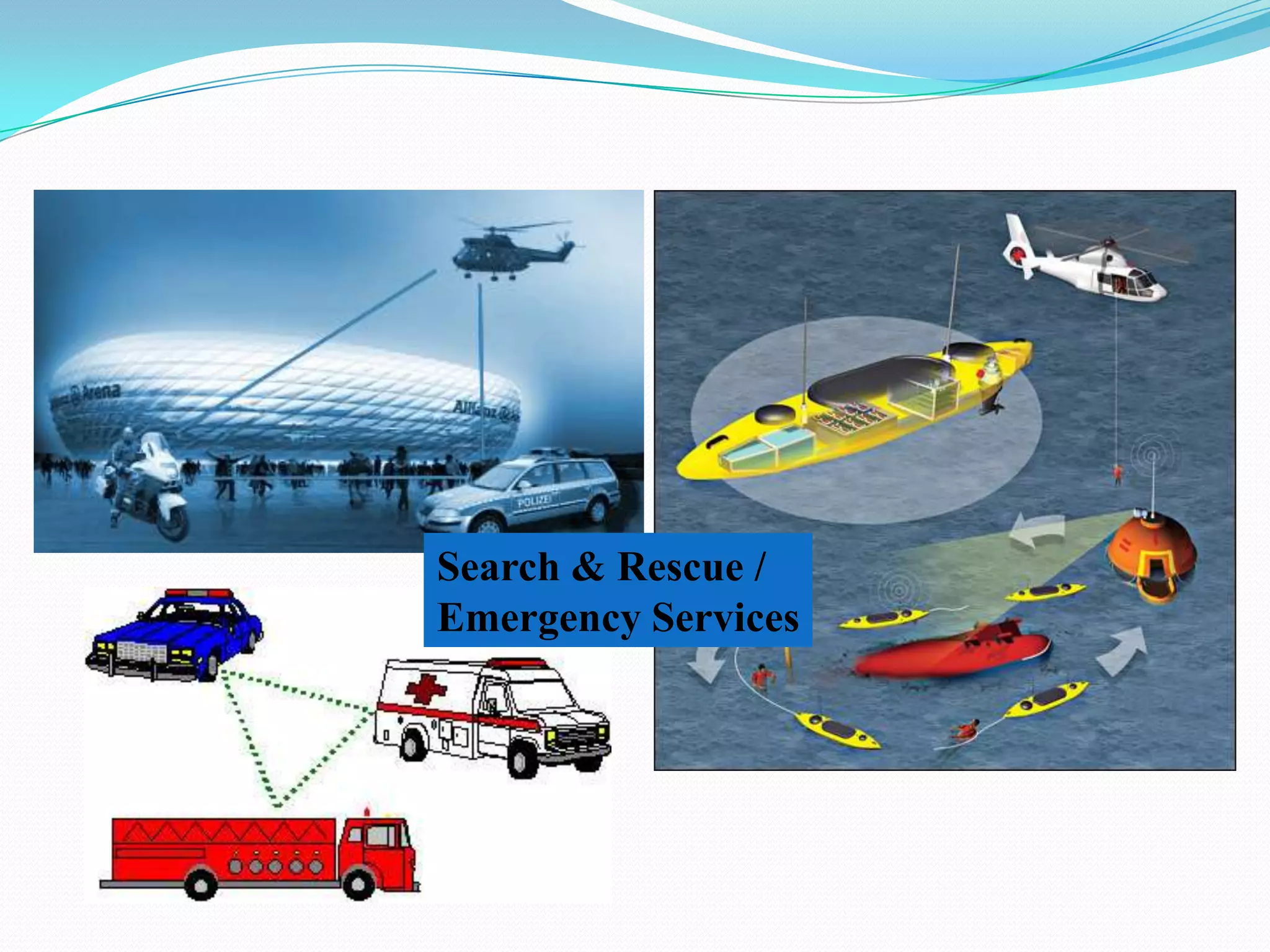 Search & Rescue /
Emergency Services

 