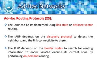 Ad-Hoc NetworksAd-Hoc Wireless Media Access Protocols (3):Sender-Initiated MAC Protocols:RTS1CTS2ReceiverSenderData3