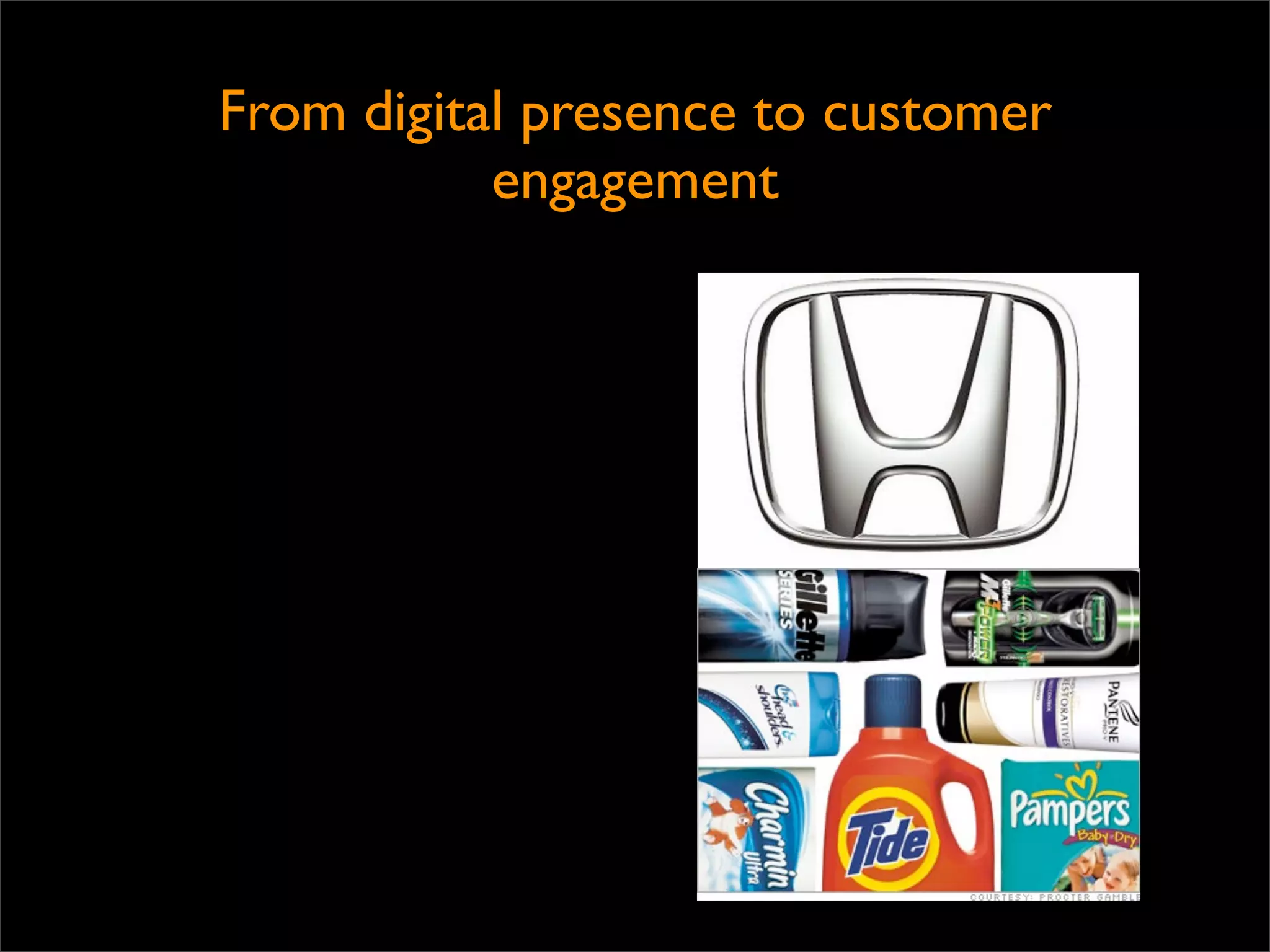 From digital presence to customer
           engagement
 