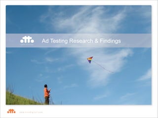 Ad Testing Research & Findings