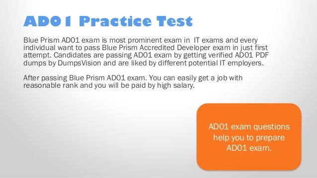 AD01 Online Tests