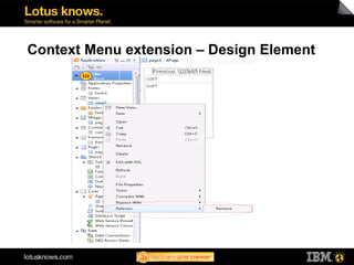Context Menu extension – Design Element
 