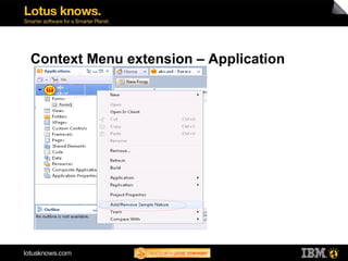 Context Menu extension – Application
 
