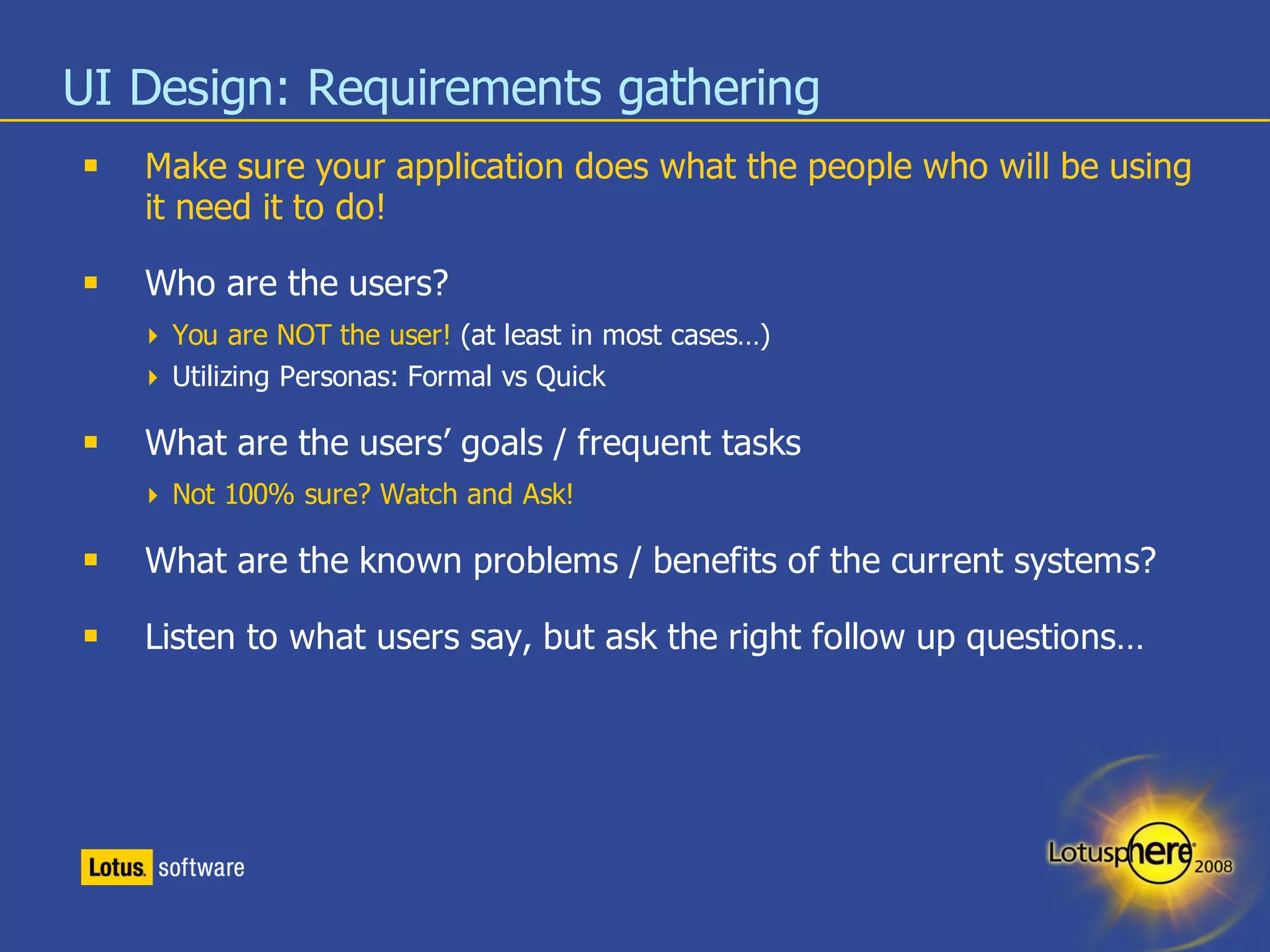Designing Great User Interfaces for Composite Applications