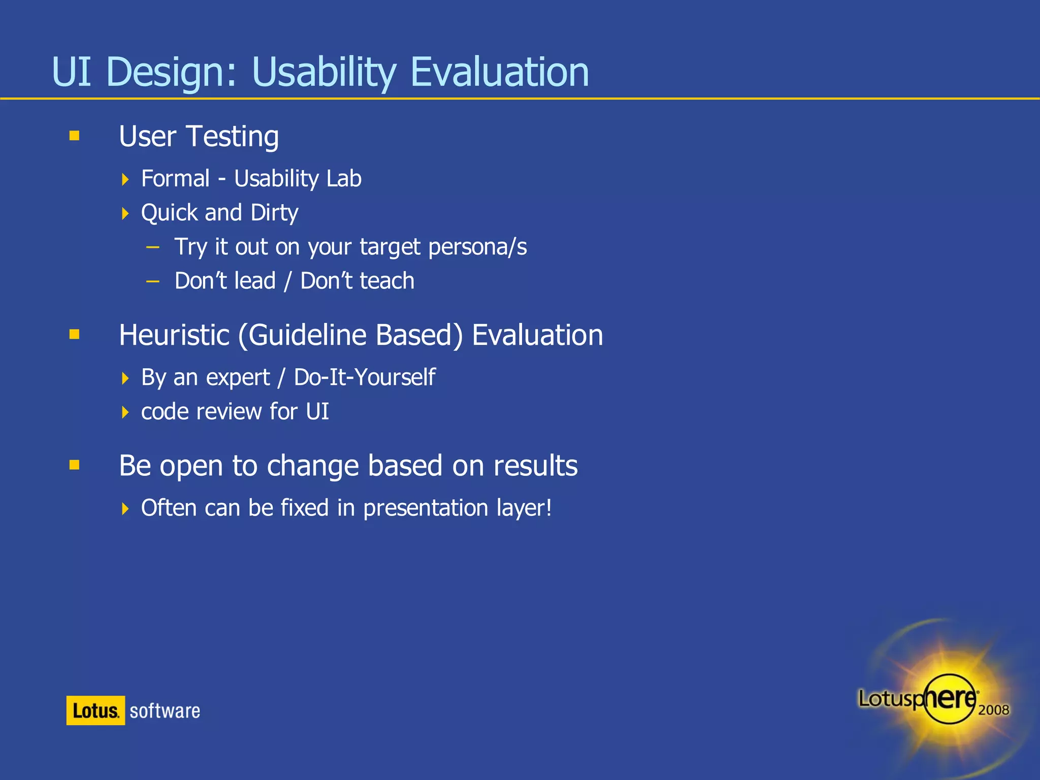 Designing Great User Interfaces for Composite Applications