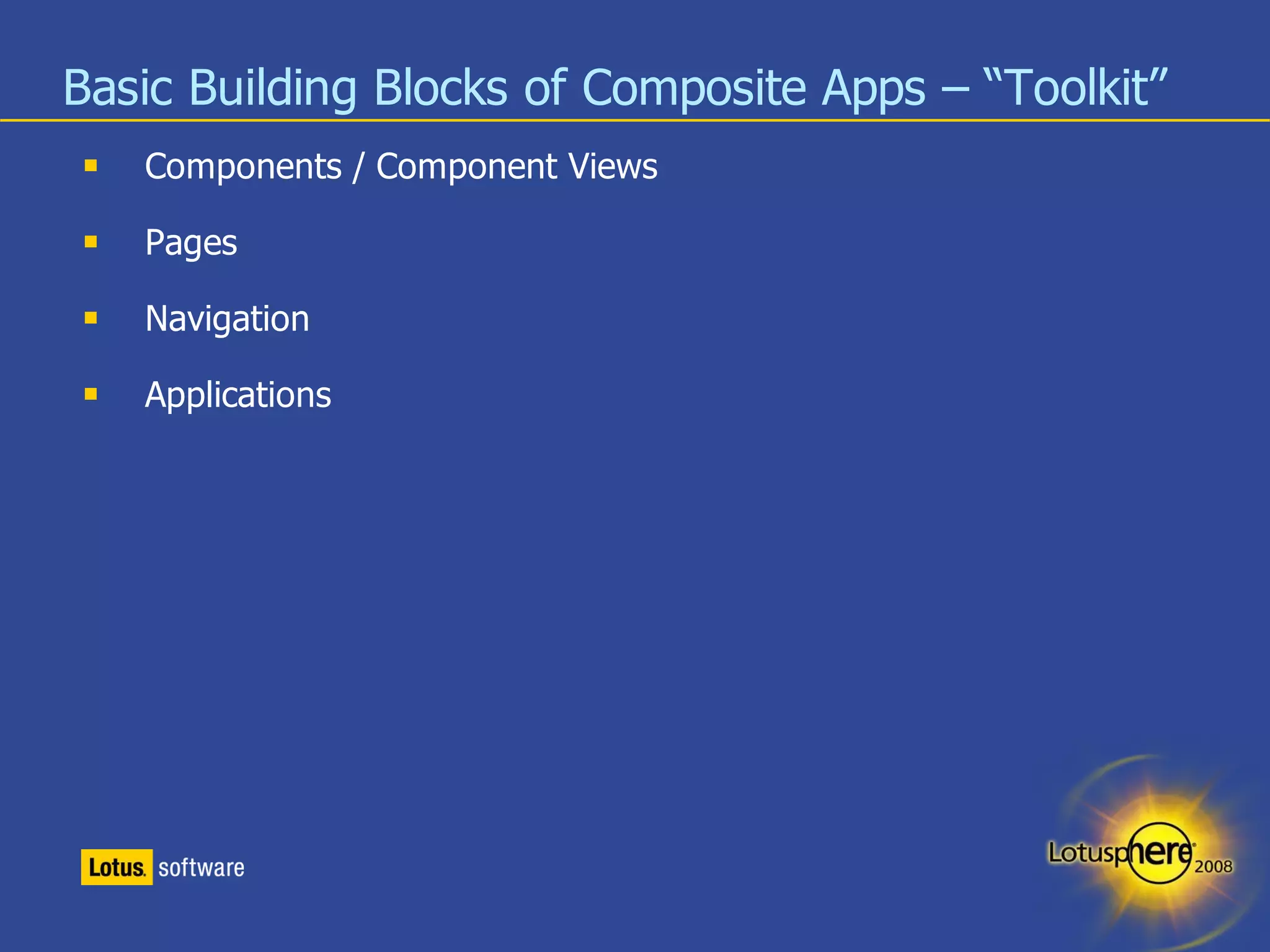 Designing Great User Interfaces for Composite Applications