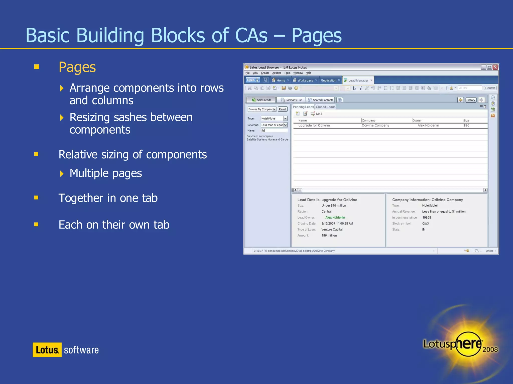 Designing Great User Interfaces for Composite Applications