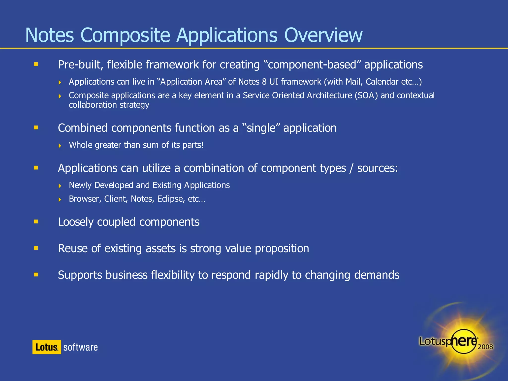 Designing Great User Interfaces for Composite Applications