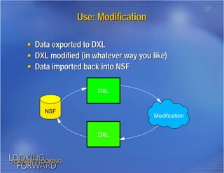 DXL: Working with Domino Data in XML