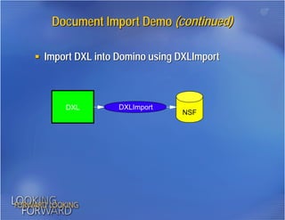 DXL: Working with Domino Data in XML