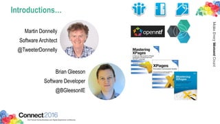 Introductions…
Martin Donnelly
Software Architect
@TweeterDonnelly
Brian Gleeson
Software Developer
@BGleesonIE
 