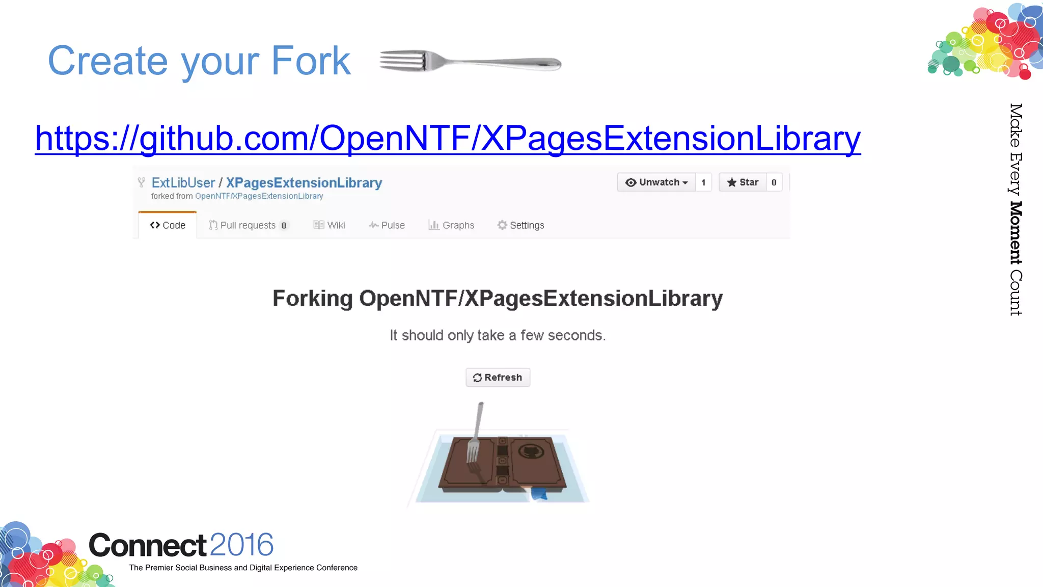Create your Fork
https://github.com/OpenNTF/XPagesExtensionLibrary
 