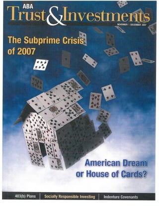 American Dream or House of Cards