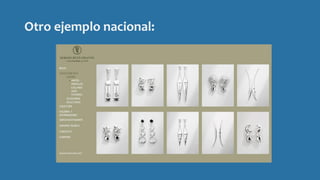 Otro ejemplo nacional:
 