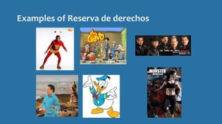 Examples of Reserva de derechos
 