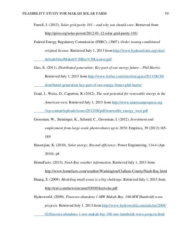 mba gis solar farm feasibility study