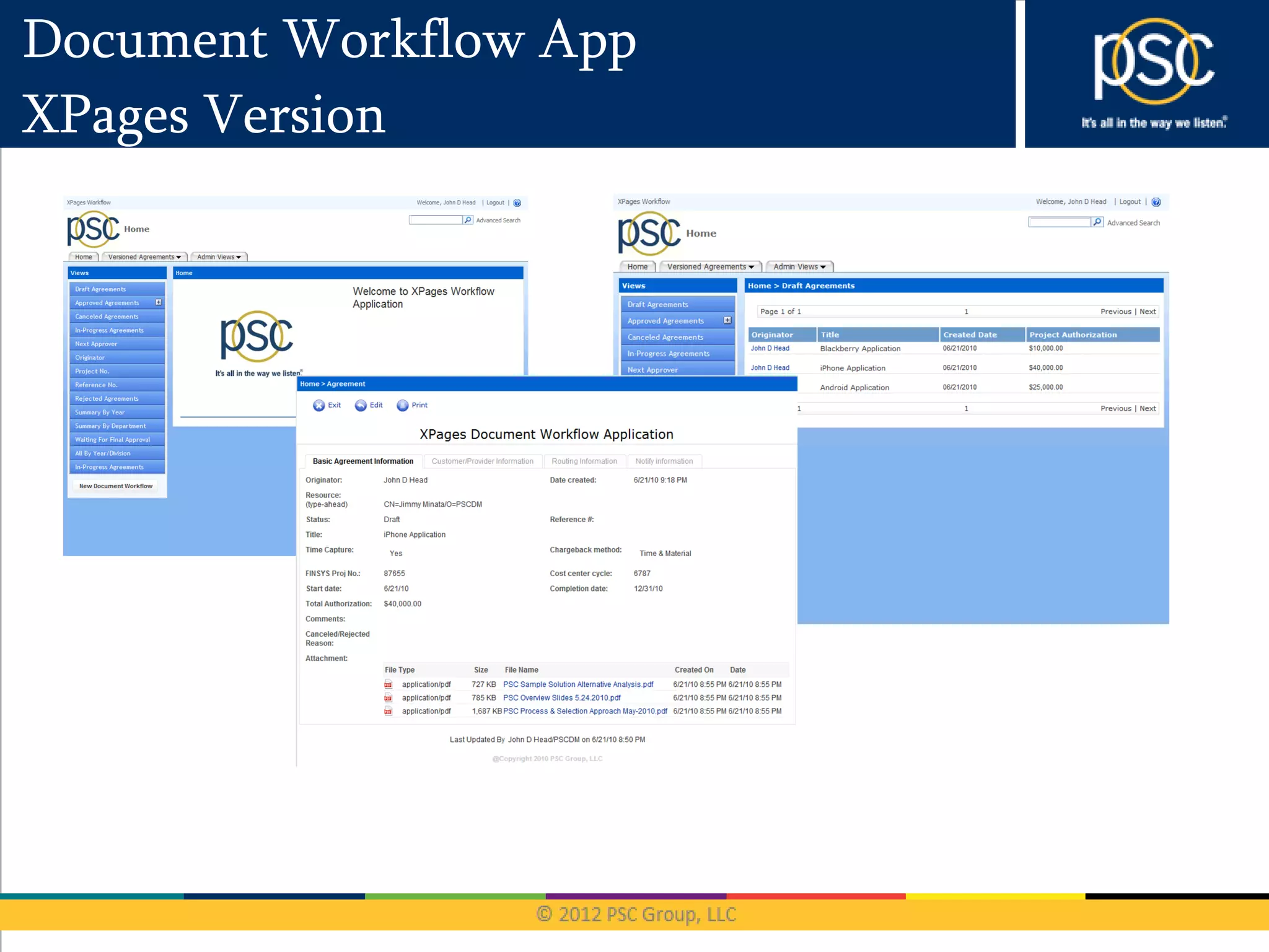 Document Workflow App
XPages Version
 