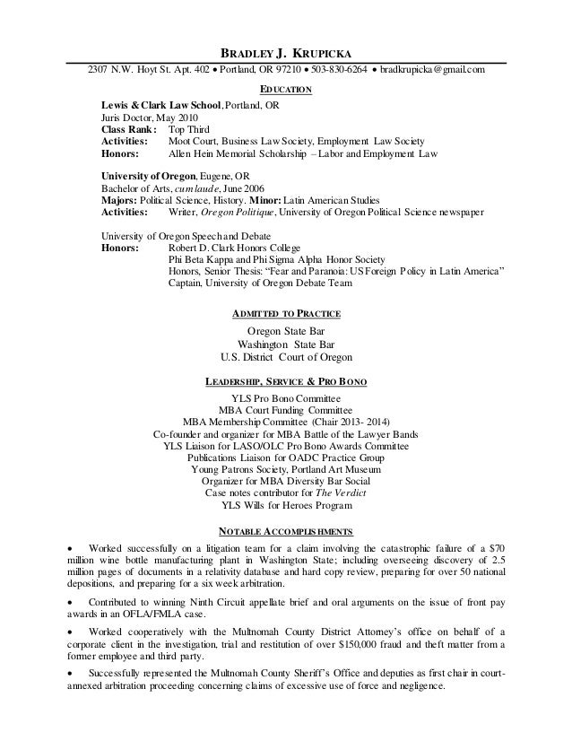 brad krupicka resume