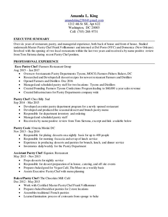 Amanda King Resume