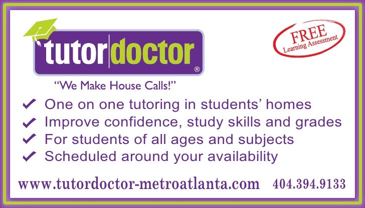 ad 2 for tutor doctor for school folder tutoring ad