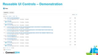 Reusable UI Controls – Demonstration

16

 