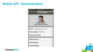 Mobile API - Demonstration

22

 