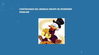 44
CONTINUIDAD DEL MODELO GRUPO DE INVERSIÓN
FAMILIAR
 