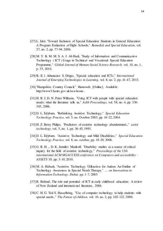 Eight Special Education Communication >> Report Eight Special Education Communication >> Report