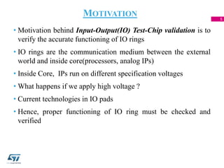Analog, IO Test Chip Validation | PPTX