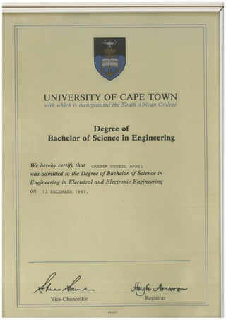 UCT degree