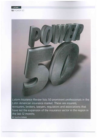 LatAm Insurance Review - Power 50