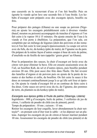 L'élevage d'escargot