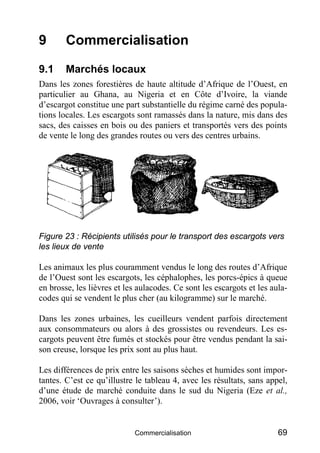 L'élevage d'escargot