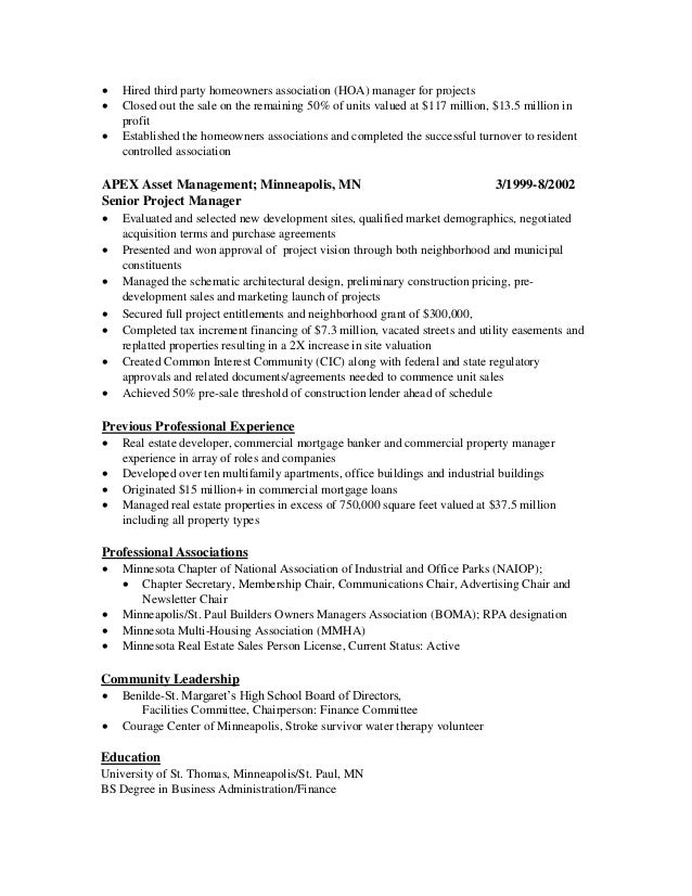 apartment leasing resume