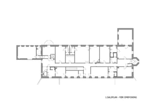 1.SALSPLAN - FØR OMBYGNING
 
