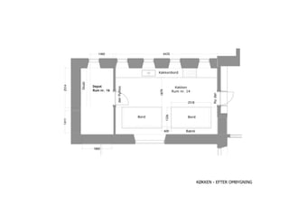 KØKKEN - EFTER OMBYGNING
 