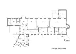STUEPLAN - FØR OMBYGNING
 