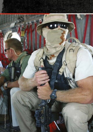 MercenariesUnleashed:Thebravenewworldofprivatemilitaryandsecuritycompanies©KarelPrinsloo/AP/PressAssociationImages
 